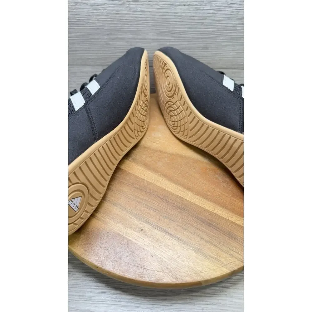 Adidas HVC 2 Black/White/Gum Adult Wrestling/Boxing Shoes Men's Size 16